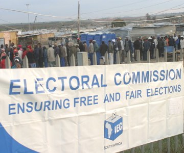 Voting Day in Du Noon, Cape Town