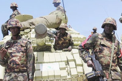 UPDF peacekeepers serving in Somalia. The US govt has been paying Uganda to arm Somali govt fighters.