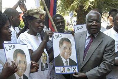 Former rebel group, Renamo leader Afonso Dhlakama.