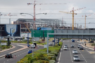 Construction work n South Africa.