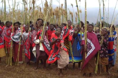 The annual reed dance (file photo).