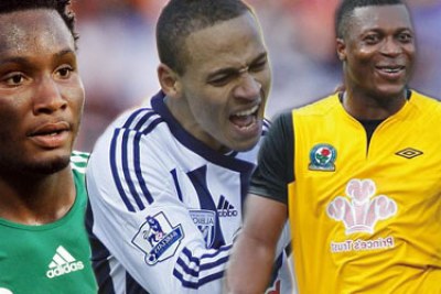 The Nigeria EPL's trio of Mikel Obi, Osaze Odemwengie and Yakubu Aiyegbeni