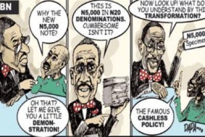 Nigeria N5000 note.