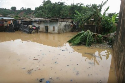 Photo d'inondation en Afrique (Illustration)