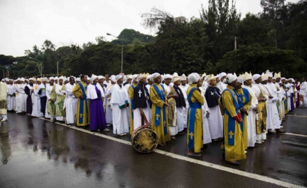 Ethiopian Orthodox Tradition of Building a Big Bonfire