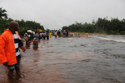 Flooding leaves many homeless.