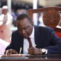 Uhuru Kenyatta Sworn in as Kenya's New  President