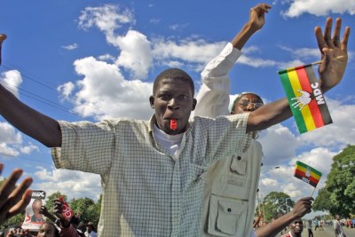 Opposition supporters (file photo).