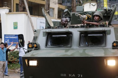 Three Kenya Defence Soldiers fired over Westgate mall looting (file photo).