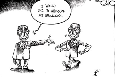 Introducing Zimbabwe's presidential candidate, Robert Mugabe.