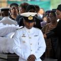 La d?pouille de Mandela  expos?e ? l'Union Building de Pretoria