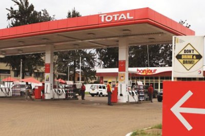 Total Kenya: Fuel prices go up again second month is a row (file photo).
