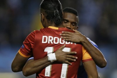 Samuel Eto'o and Didier Drogba