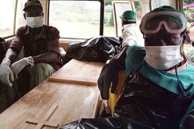 Combating the Ebola outbreak in Guinea.