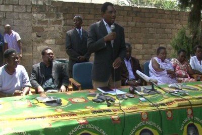 Zambia Opposition Leader Hakainde Hichilema.
