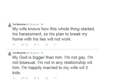 Yul Edochie tweets.