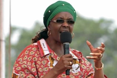 ZImbabwe First Lady Grace Mugabe .