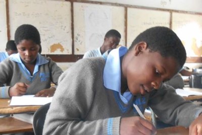 Malawi schoolchildren.