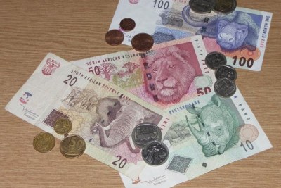 South African rand.