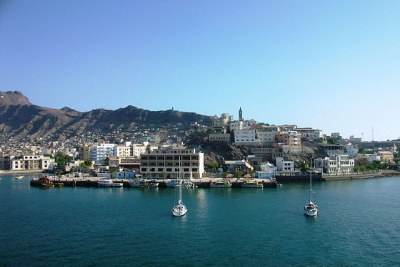 The port city of Aden in Yemen.