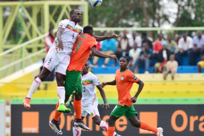 Mali versus Zambia during  2016 CHAN in Rwanda.