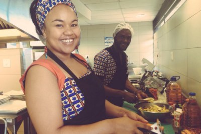 Chefs Kate Muwoki (Zambia) and Heritier Makonga (Congo) run Kitoko Kitchen. They are part of a growing number of African culinary creatives and entrepreneurs.