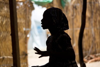 A 15 year-old Nigerian refugee at the Minawao refugee camp in northern Cameroon (file photo).