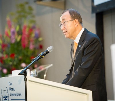 UN Secretary General Ban Ki-moon Opens Permanent Home for the International Criminal Court