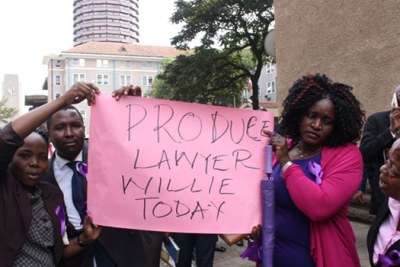 Human rights organisations had strongly condemned the disappearance of Willie Kimani, his client Josphat Mwenda and a taxi driver Joseph Muiruri.