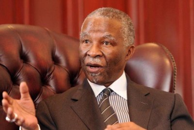 Former president Thabo Mbeki (file photo).