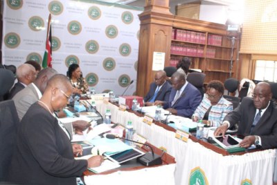 Members of the Judicial Service Committee (file photo).