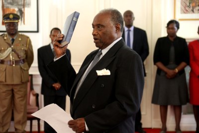 Former Speaker of Parliament Cyril Ndebele (file photo).