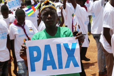 Peace day in Bangui (file photo).