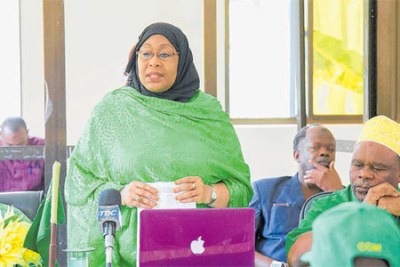 CCM Central Committee and Vice President Samia Suhulu Hassan.