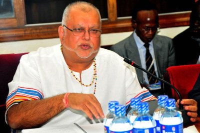 Kampala businessman Sudhir Ruparelia (file photo).