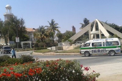 A round-about in Dodoma , the new capital city of Dodoma.