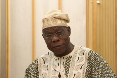 Former president Olusegun Obasanjo.
