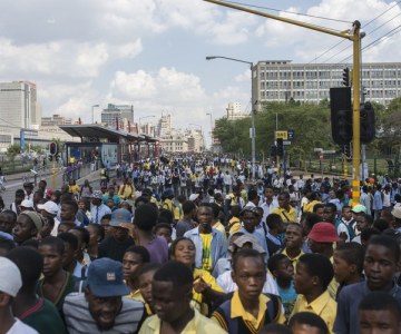 Students March on Johannesburg Mayor