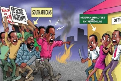 Attacks against Nigerians (file photo).