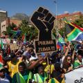 South Africans March Against Zuma