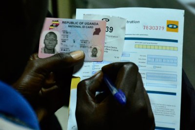 SIM card registration exercise.