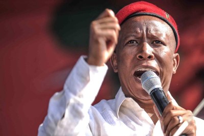 Economic Freedom Fighters leader Julius Malema.