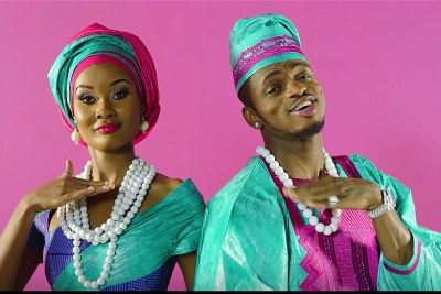 Diamond Platinumz and Hamisa in Salome.