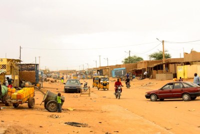 Nigerien mining town Arlit (file photo)