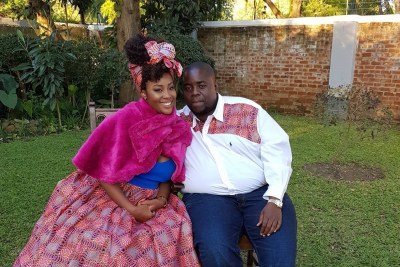 Sir Wicknell and wife.