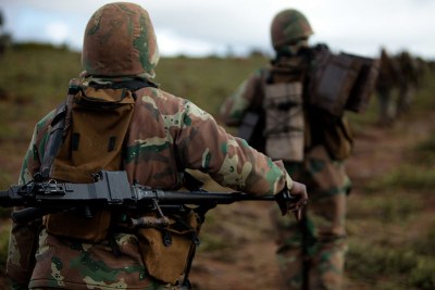 South African National Defense Force troops (file photo).
