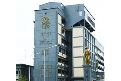 Temple of Justice, home of the Supreme Court of Liberia.
