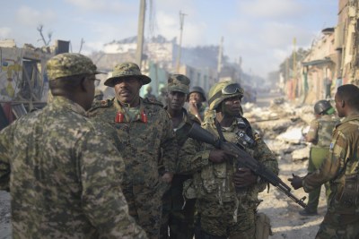 African Union troops in Somalia (file photo).