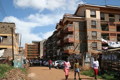 Flats in Zimmerman, Nairobi (file photo).