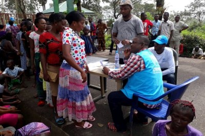 Cameroonian refugees arriving in Cross River State